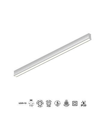 HANOK * PLAFÓN LED 38W 4000K 110º BLANCA